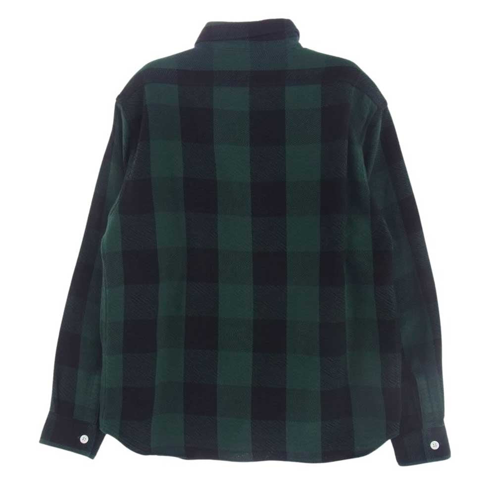 STANDARD CALIFORNIA スタンダードカリフォルニア SD FLANNEL CHECK SHIRTS チェック ヘビー フランネル 長袖 シャツ グリーン グリーン系 M【美品】【中古】