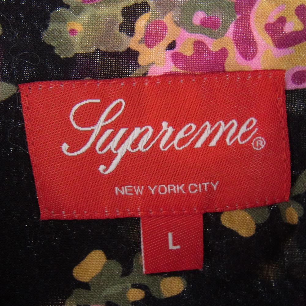 Supreme シュプリーム 20SS Floral RAYON S/S SHIRT フローラル レーヨン 半袖 シャツ マルチカラー系 L【中古】