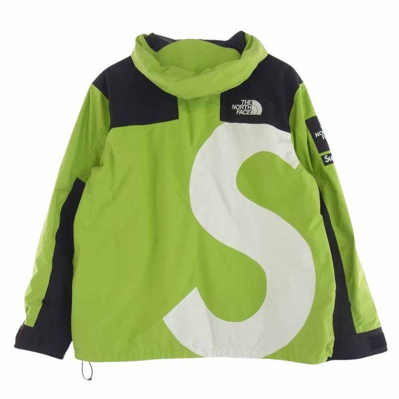 Supreme シュプリーム 20AW NP620021 × THE NORTH FACE ノースフェイス S Logo Mountain Jacket Sロゴ マウンテン ジャケット ライトグリーン系 XL【中古】