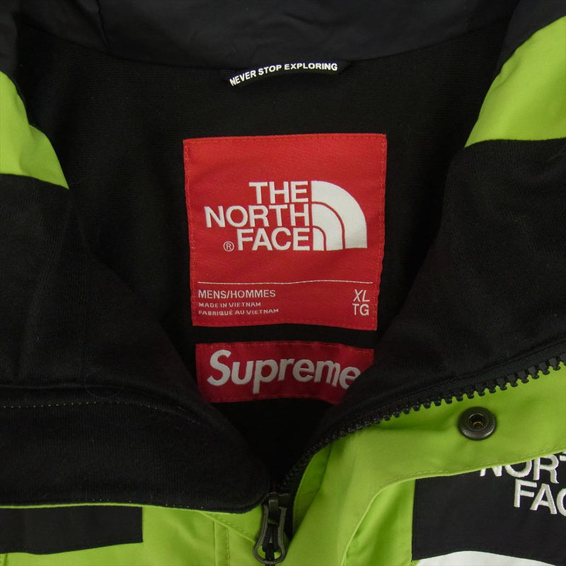 Supreme シュプリーム 20AW NP620021 × THE NORTH FACE ノースフェイス S Logo Mountain Jacket Sロゴ マウンテン ジャケット ライトグリーン系 XL【中古】
