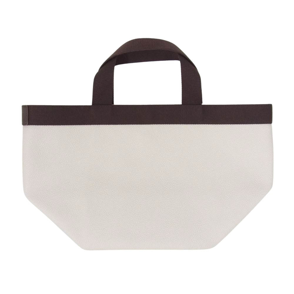 Herve Chapelier エルベ・シャプリエ 707GP リュクス 舟形トート マスティック×モカ ハンドバッグ ブラウン系【美品】【中古】