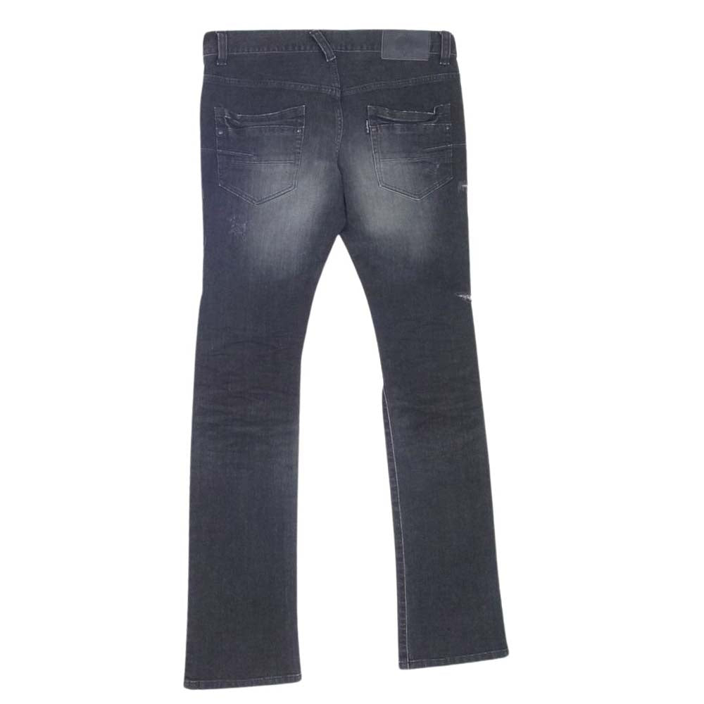 TORNADO MART トルネードマート TPT-6614 ダメージ リペア 加工 デニム パンツ ブラック系 L【中古】