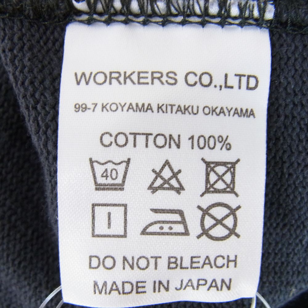 ワーカーズ USN Cotton Sweater コットン M セーター スウェット ブラック系 XL【中古】