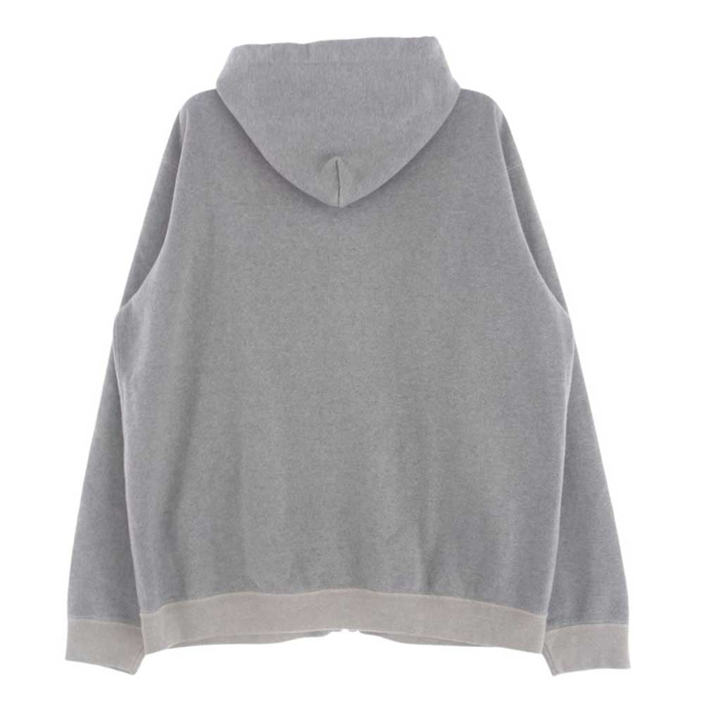デラックスウエア SPZ-LP FULLZIP PARKA PLAIN ミディアム ウェイト フルジップ パーカー スウェット グレー系 USM【美品】【中古】