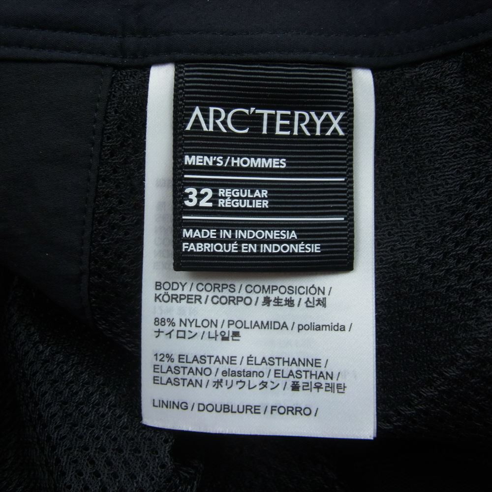 ARC'TERYX アークテリクス X000006789 国内正規品 RAMPART PANT ランパート ナイロン カーゴパンツ ブラック系 32【中古】