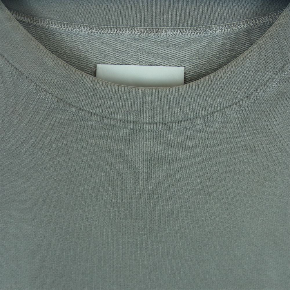 JIL SANDER ジルサンダー JSMU707001 国内正規品 イタリア製 オーバーサイズ クルーネック スウェット トレーナー グレー系 L【中古】