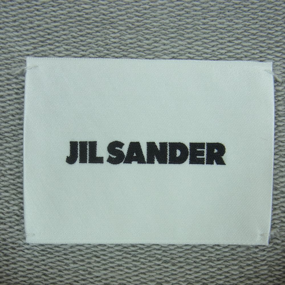 JIL SANDER ジルサンダー JSMU707001 国内正規品 イタリア製 オーバーサイズ クルーネック スウェット トレーナー グレー系 L【中古】