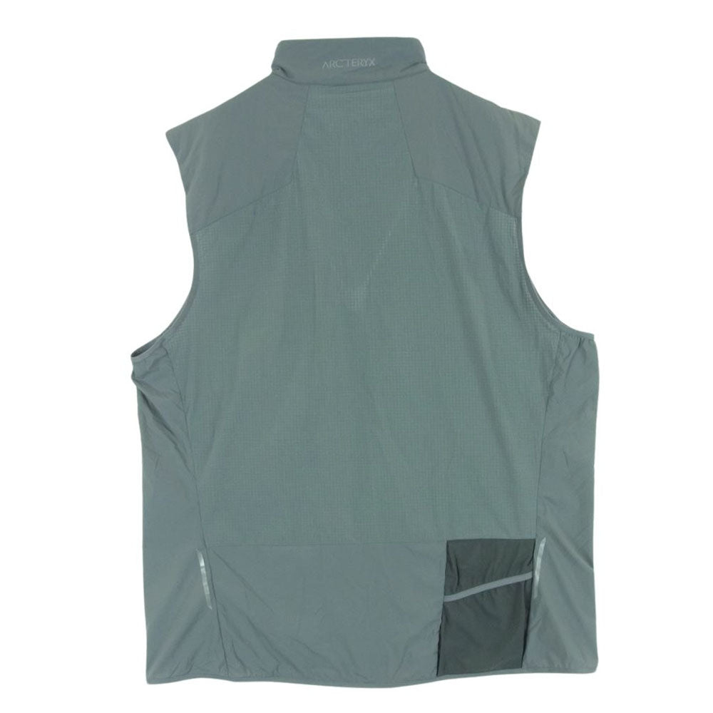 ARC'TERYX アークテリクス X000007424 国内正規品 Norvan Insulated Vest ノーバン インサレーテッド リフレクター ロゴ ナイロン ベスト グレー系 L【中古】