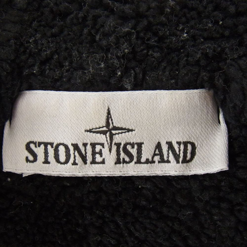 STONE ISLAND ストーンアイランド 791567256 国内正規品 PLATED TERRY FLEECE ダブルポケット フリース ジップアップ ジャケット L【中古】