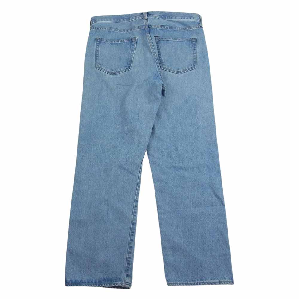 アプレッセ 24SS 24SAP-01-10H Washed Denim Pants  耳 セルビッジ ウォッシュド デニム パンツ インディゴブルー系 34【中古】