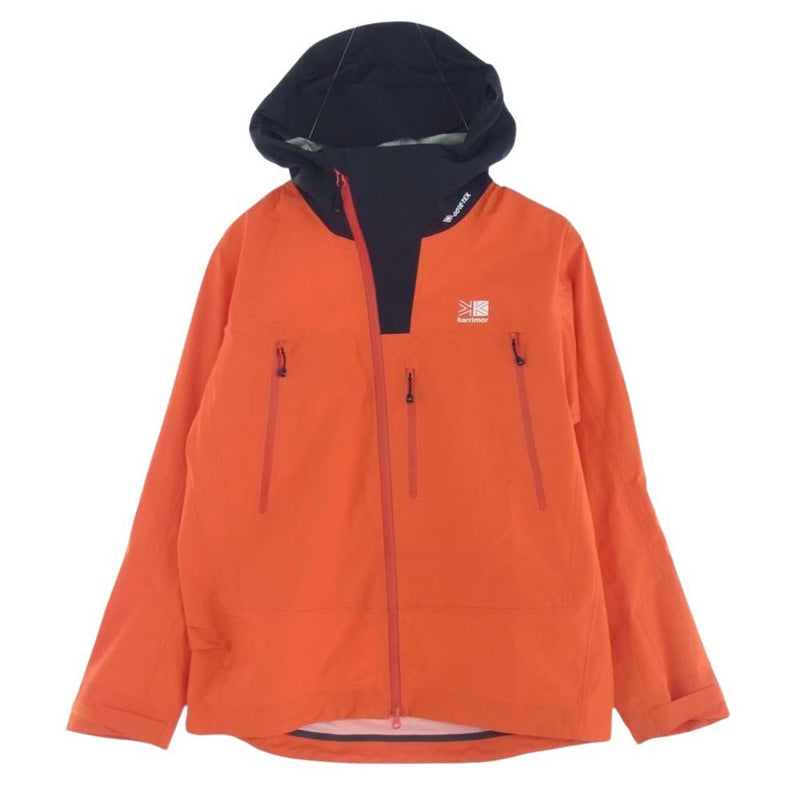 カリマー 101363 performance rain jkt GTX パフォーマンス レイン ジャケット オレンジ系 XL【中古】