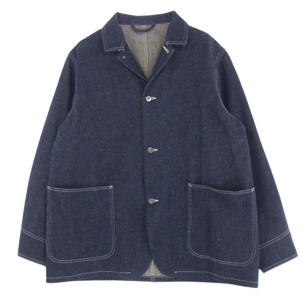 マーティーアンドサンズ MT3103-0906 COVERALL JACKET カバーオール デニム ジャケット インディゴブルー系 2【極上美品】【中古】