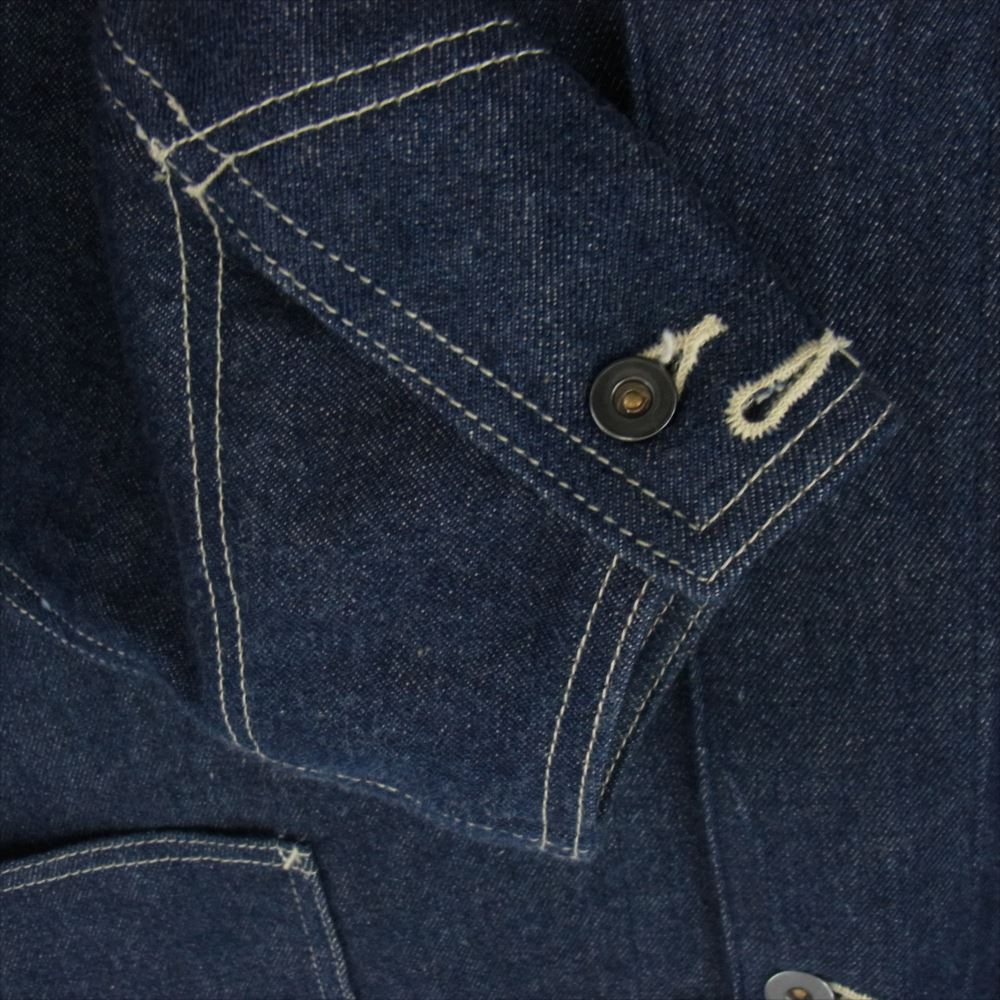 マーティーアンドサンズ MT3103-0906 COVERALL JACKET カバーオール デニム ジャケット インディゴブルー系 2【極上美品】【中古】