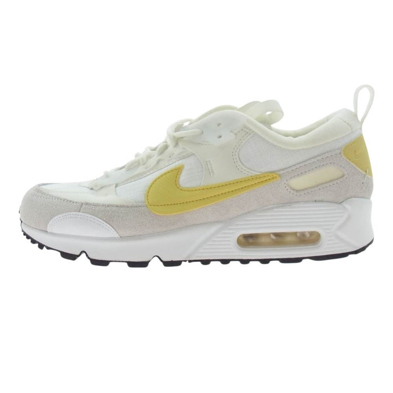 NIKE ナイキ DV7190-102 W AIR MAX 90 FUTURA エア マックス 90 フューチュラ スニーカー ホワイト系 イエロー系 27.5cm【極上美品】【中古】