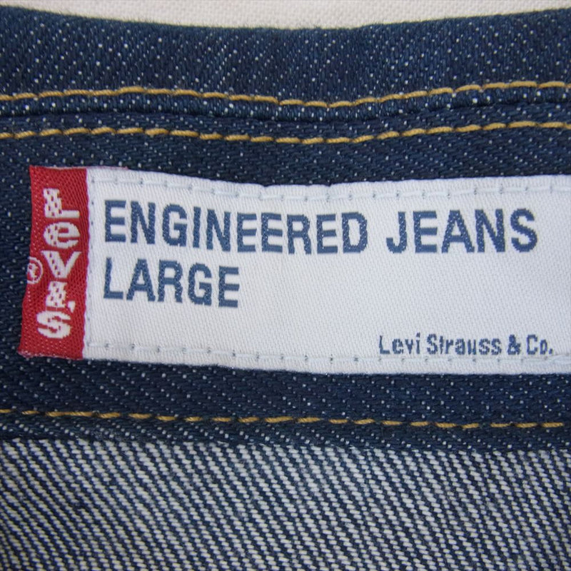 Levi's リーバイス 70100-0735 ENGINEERED JEANS エンジニアド デニム トラッカー ジャケット インディゴブルー系 L【新古品】【未使用】【中古】