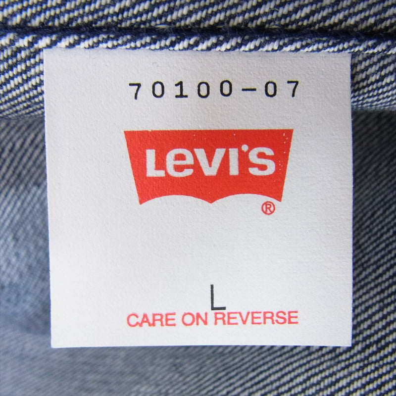 Levi's リーバイス 70100-0735 ENGINEERED JEANS エンジニアド デニム トラッカー ジャケット インディゴブルー系 L【新古品】【未使用】【中古】