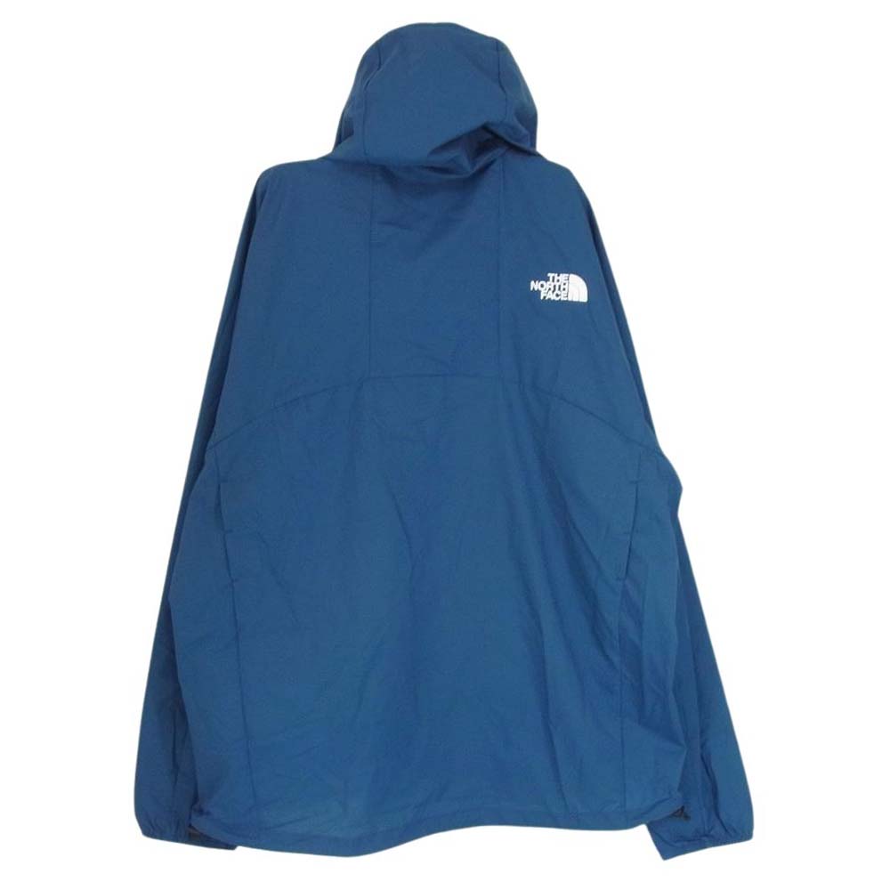 THE NORTH FACE ノースフェイス NP22202 SWALLOWTAIL HOODIE スワローテイル フーディー ロゴ ジップアップ ジャケット ブルー系 L【極上美品】【中古】