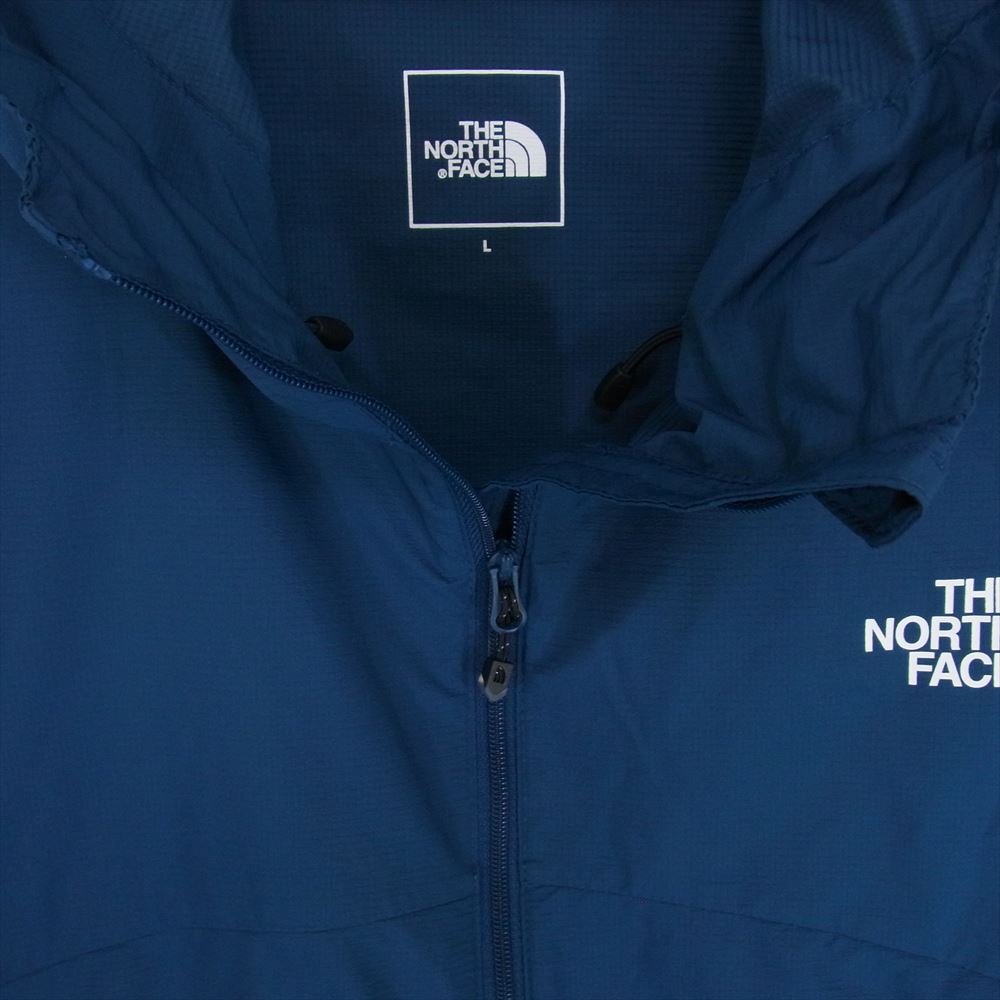 THE NORTH FACE ノースフェイス NP22202 SWALLOWTAIL HOODIE スワローテイル フーディー ロゴ ジップアップ ジャケット ブルー系 L【極上美品】【中古】