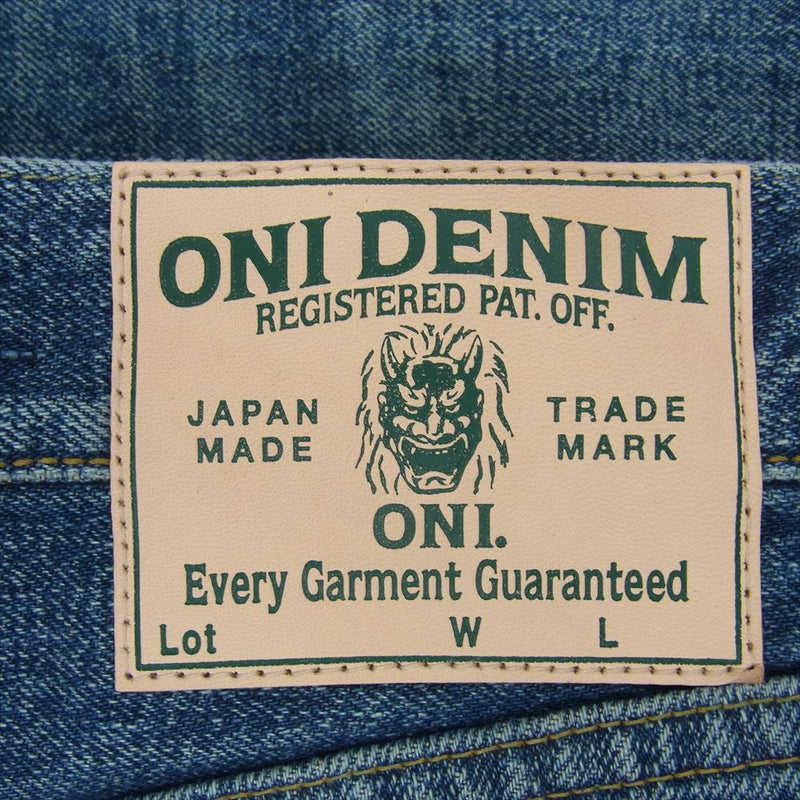 鬼デニム ONI-246-Ishikawadai オニ 15oz 石川台デニム  パンツ インディゴブルー系 34【極上美品】【中古】