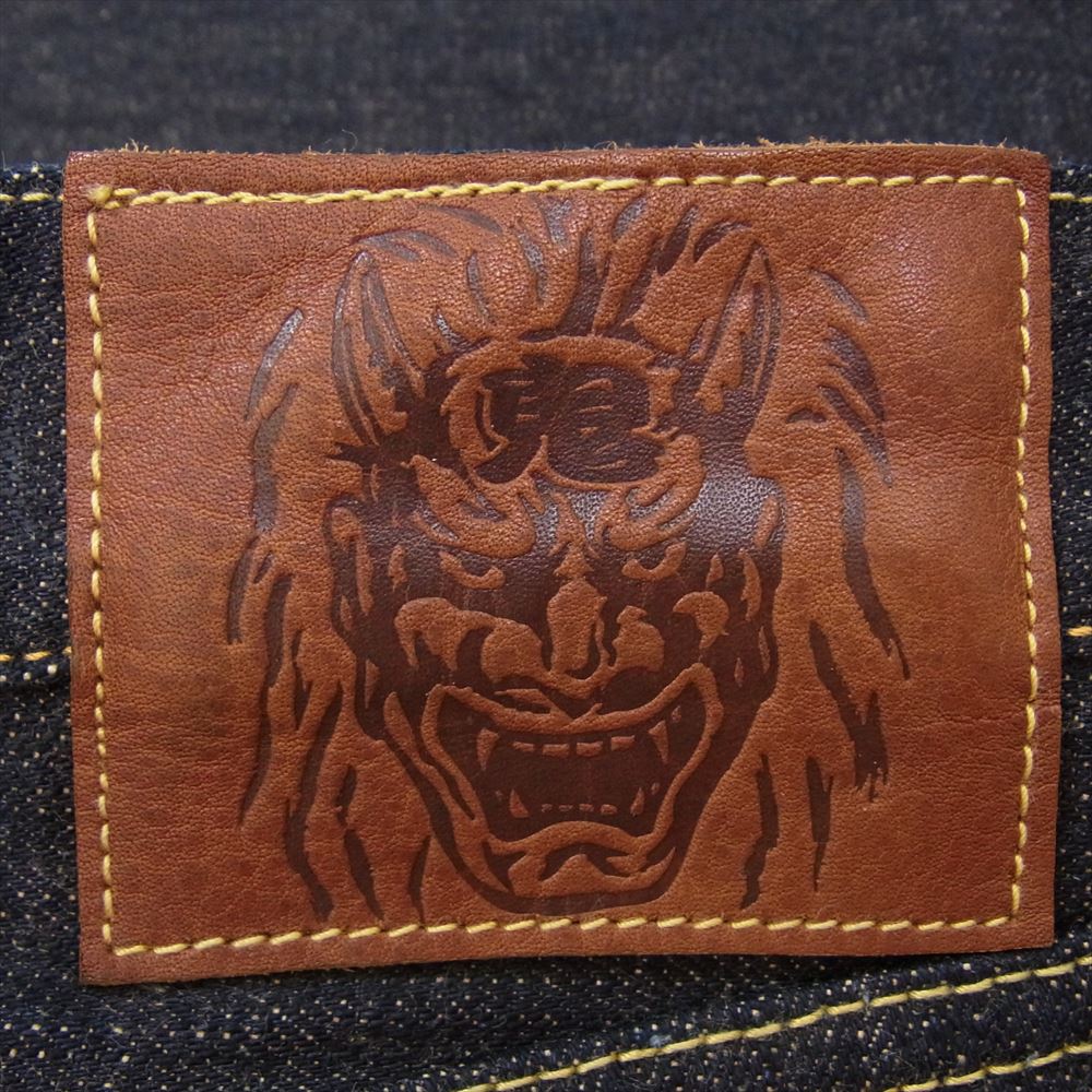 鬼デニム ONI246-14KBE 初代 鬼デニム復活 14oz Oni Denim Neat Straight オニ ストレート デニム パンツ インディゴブルー系 40【極上美品】【中古】