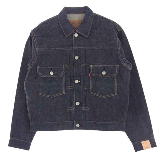 Levi's リーバイス 71507-XX BIG E 2nd Type DENIM JACKET 復刻 セカンド デニム トラッカー ジャケット インディゴブルー系 W38【新古品】【未使用】【中古】