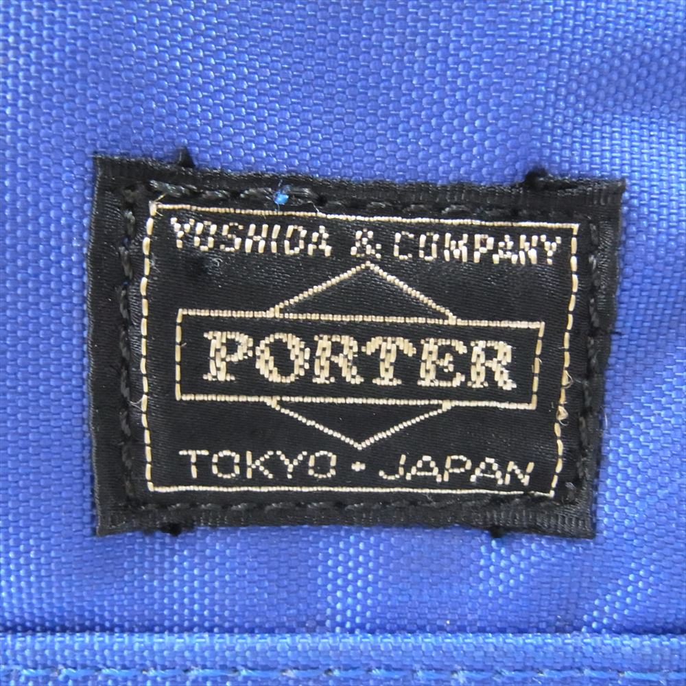 GOODENOUGH グッドイナフ × PORTER ポーター アーカイブ ロゴ ナイロン ボストン バッグ ブルー系【中古】