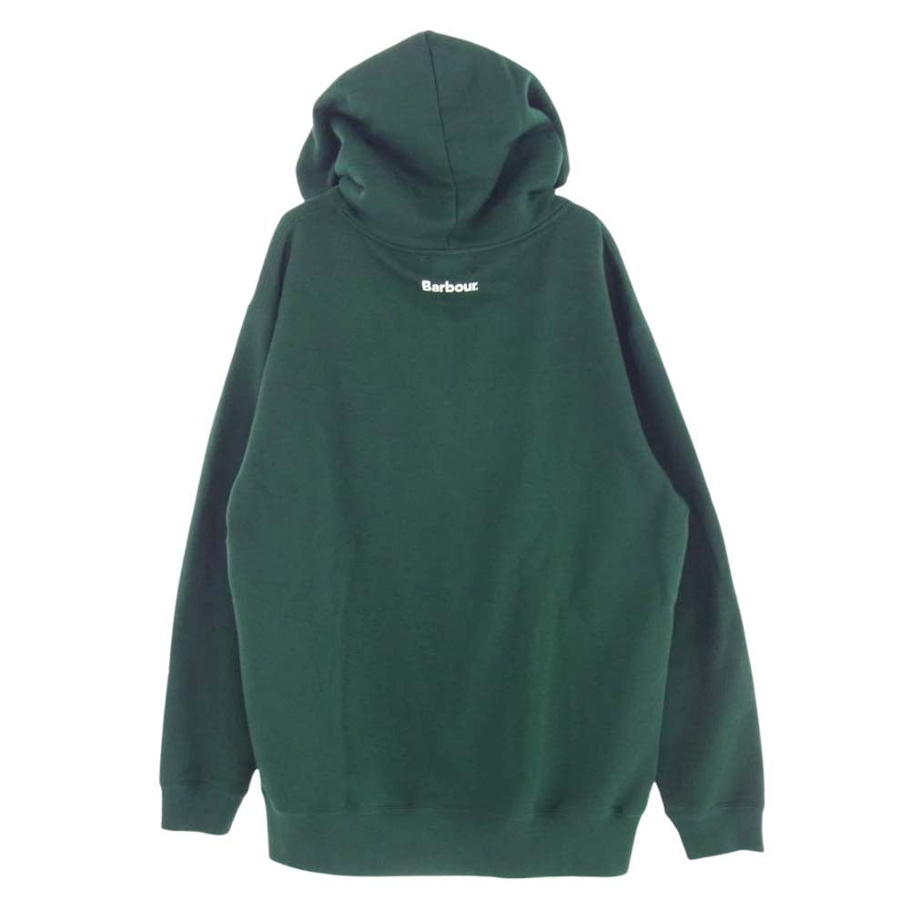 Barbour バブアー 241MOLG002 JAPAN LIMITED LOGO Parka ロゴ パーカー グリーン系 L【中古】