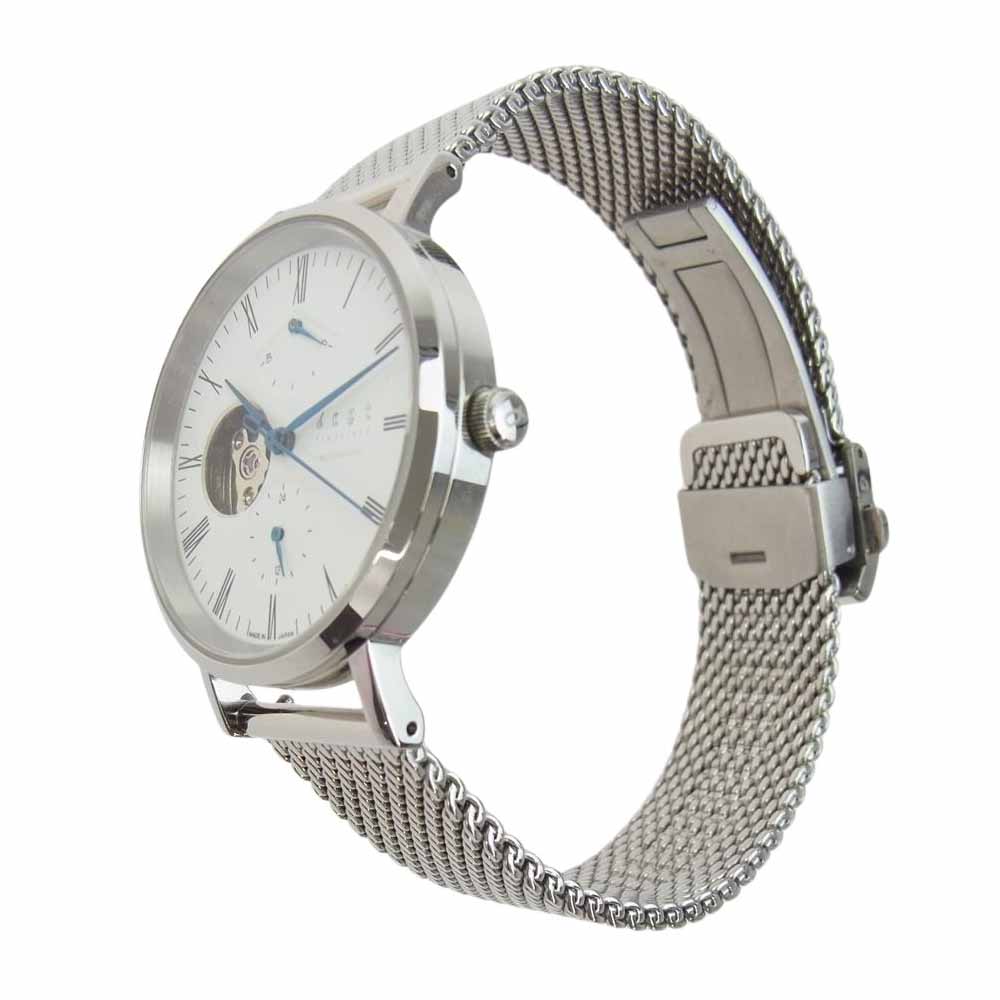 ノット CAP-38 メカニカルオープンハート 38nn 自動巻き 腕時計 ウォッチ シルバー系【中古】