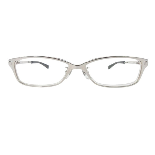 フォーナインズ  S-820T メタル フレーム チタンシャー リング メガネ 度入り シルバー系 54□16　135【中古】