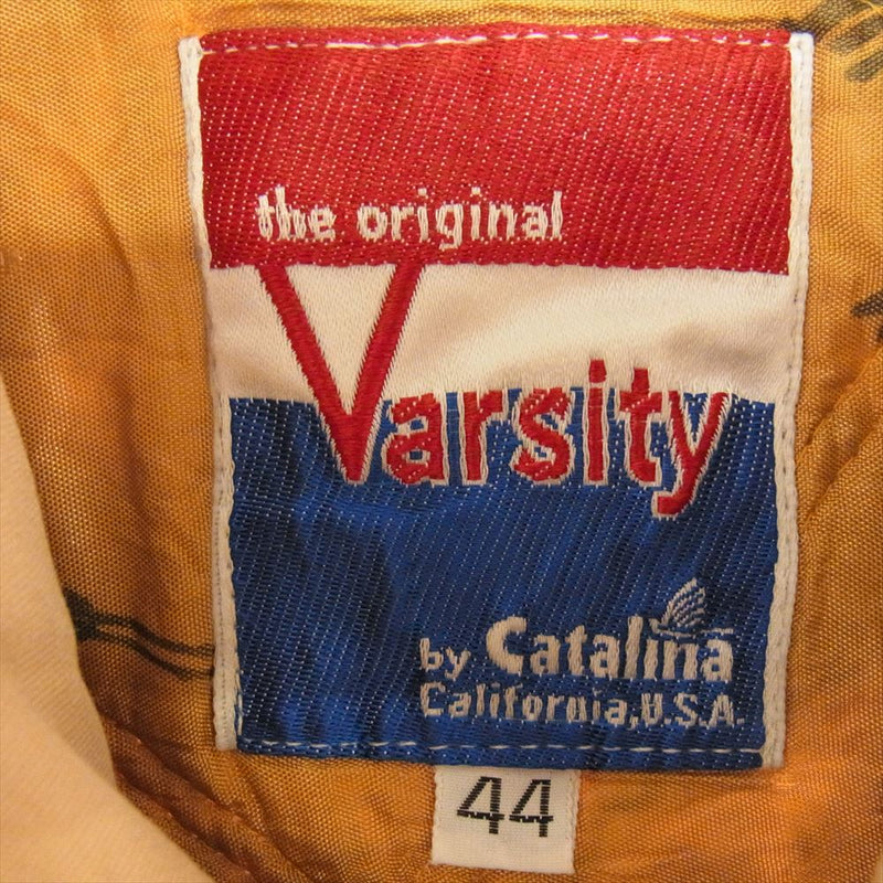 カタリナ 90s Catalina Varsity Jacket バーシティ ジャケット ベージュ系 44【中古】