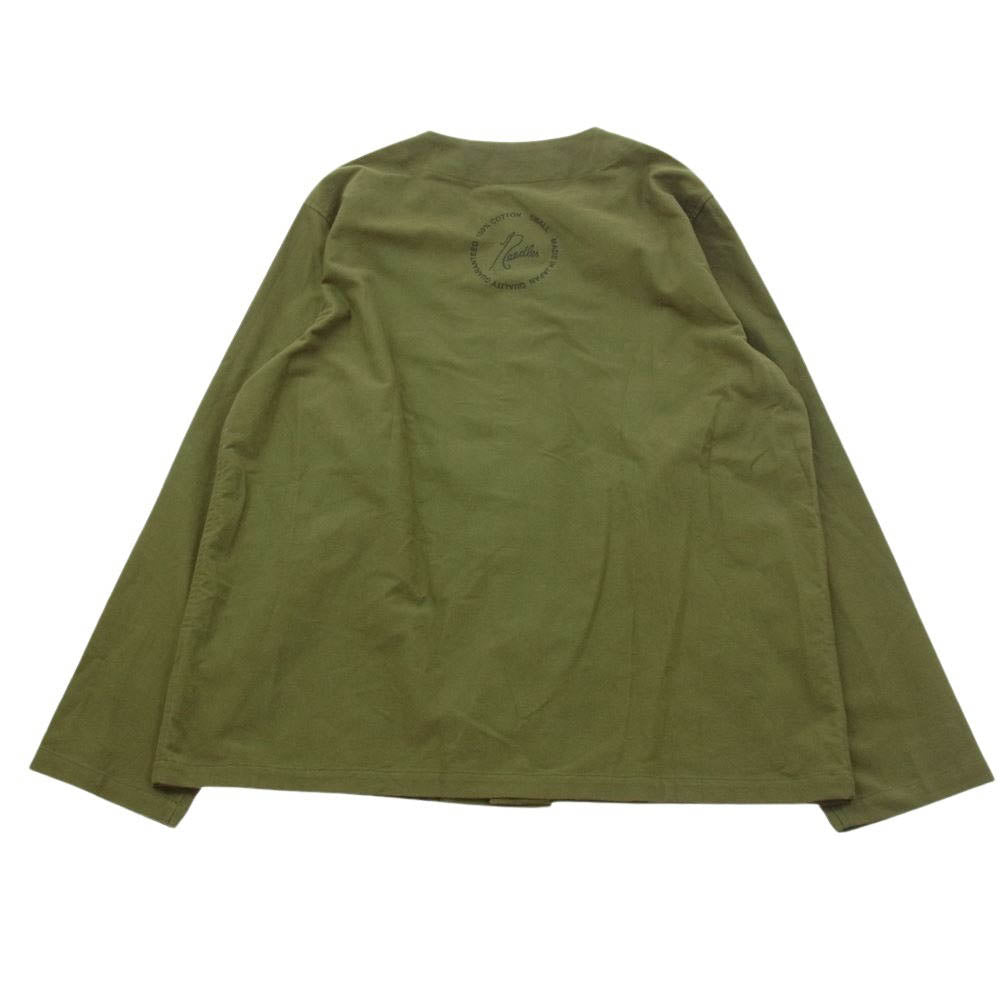 Needles ニードルス LQ209BG LQ209SH LQ209PT Pajama Set  パジャマ コットン セットアップ カーキ系 S【中古】