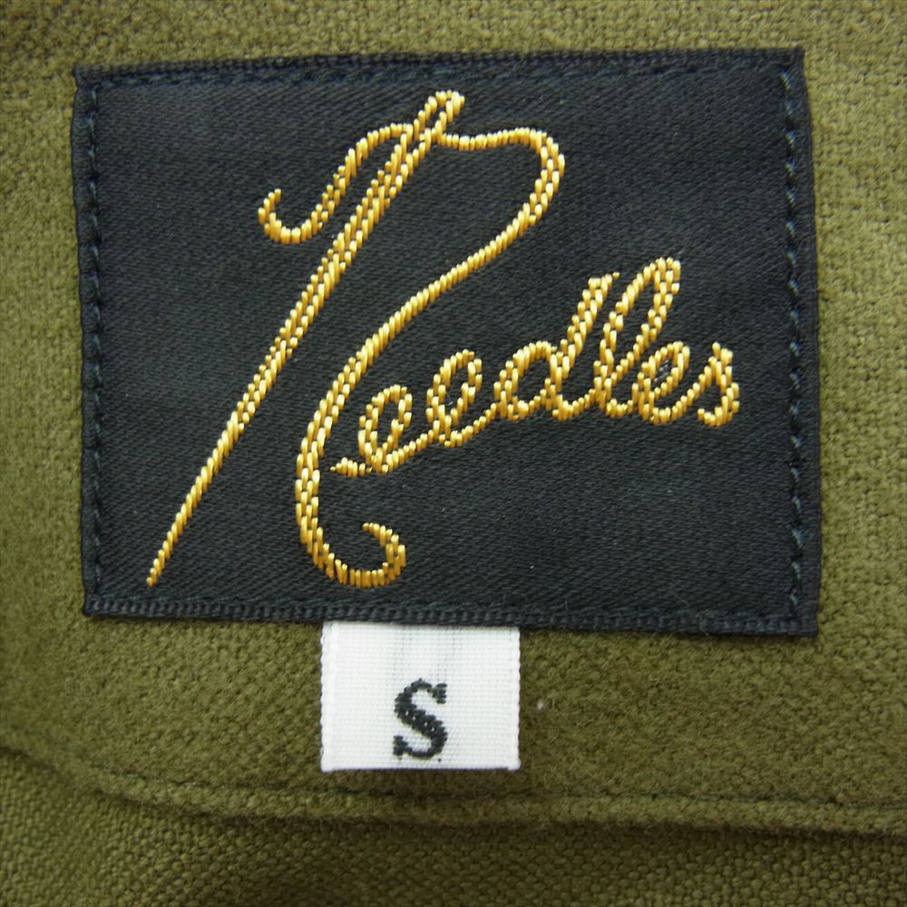 Needles ニードルス LQ209BG LQ209SH LQ209PT Pajama Set  パジャマ コットン セットアップ カーキ系 S【中古】