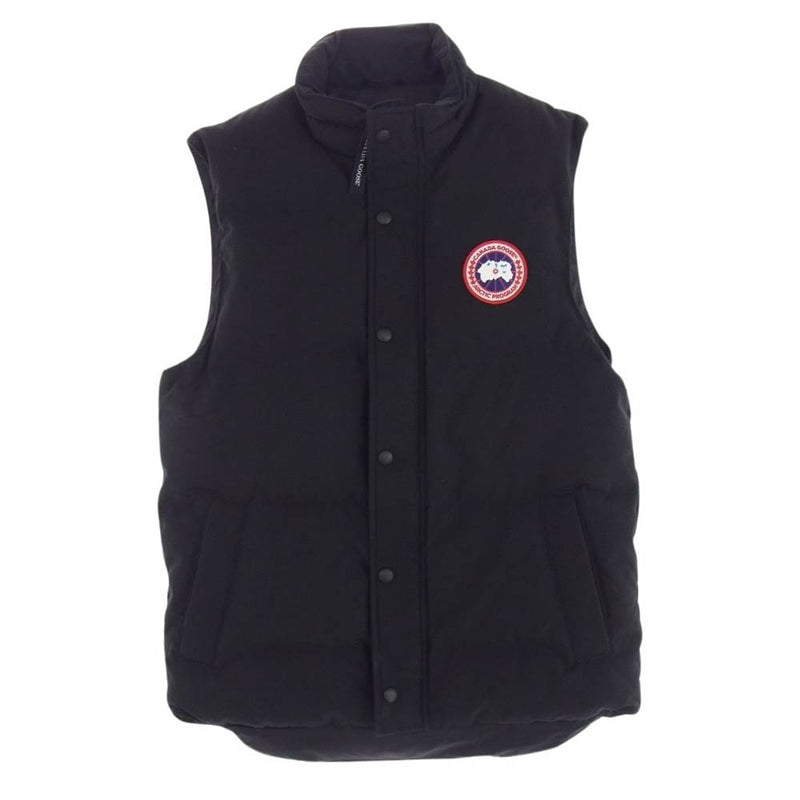 CANADA GOOSE カナダグース 4151M Garson Vest Wool ガーソン ベスト ウール ダウン サザビーリーグタグ ブラック系 S【中古】