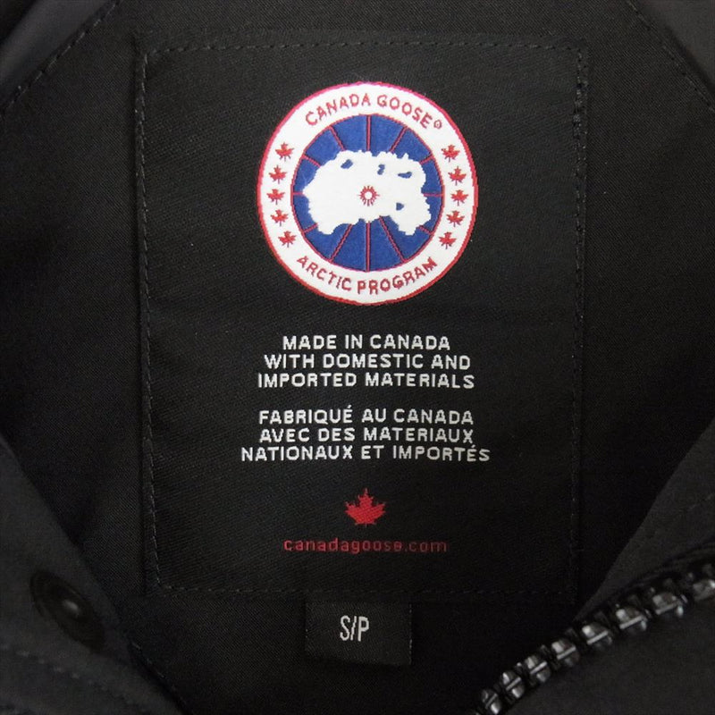 CANADA GOOSE カナダグース 4151M Garson Vest Wool ガーソン ベスト ウール ダウン サザビーリーグタグ ブラック系 S【中古】