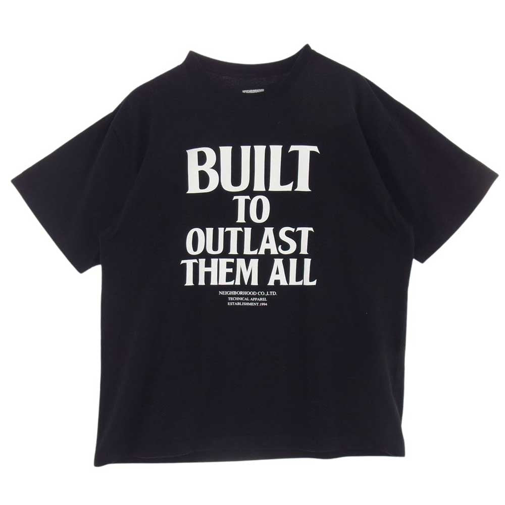 NEIGHBORHOOD ネイバーフッド NH TEE-7 SS . CO black 半袖 Tシャツ カットソー ブラック系 M【中古】