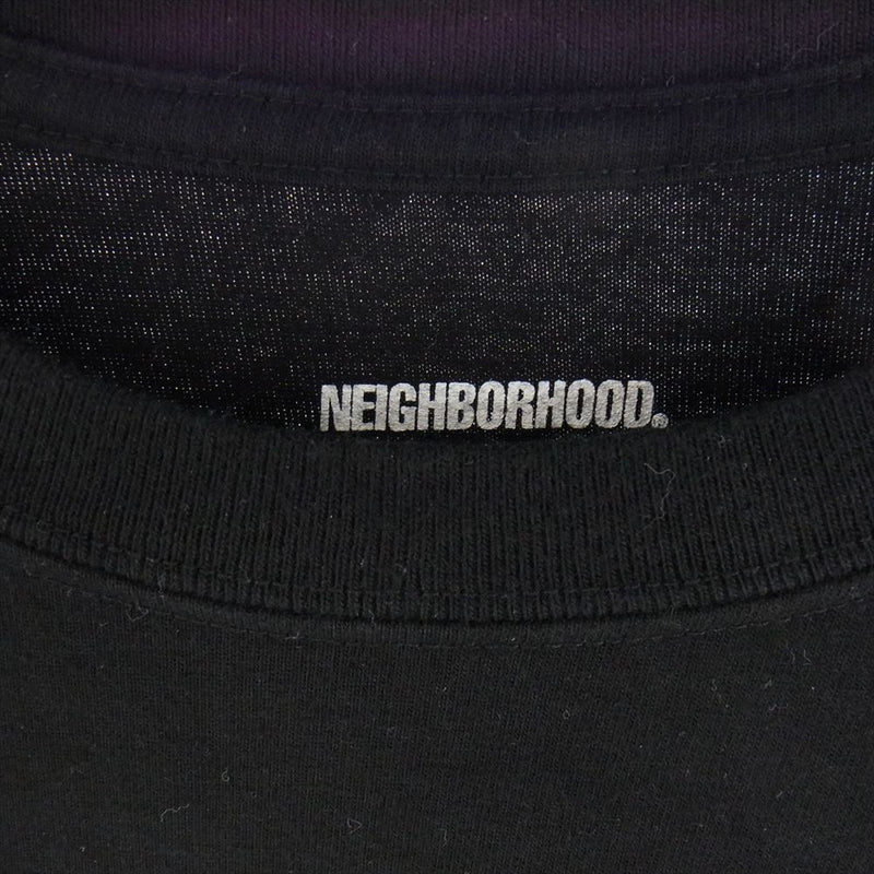 NEIGHBORHOOD ネイバーフッド NH TEE-7 SS . CO black 半袖 Tシャツ カットソー ブラック系 M【中古】