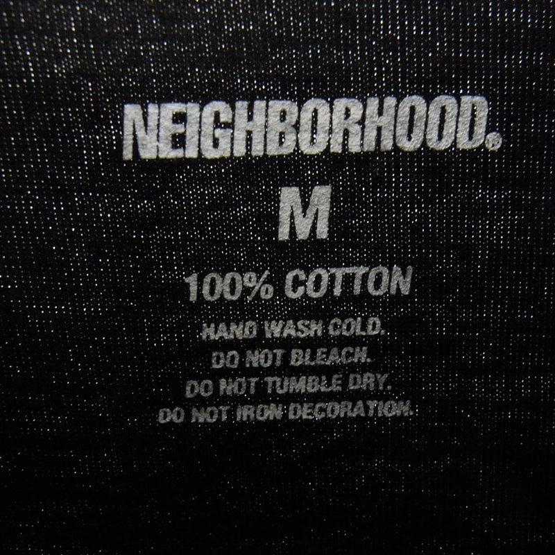 NEIGHBORHOOD ネイバーフッド NH TEE-7 SS . CO black 半袖 Tシャツ カットソー ブラック系 M【中古】