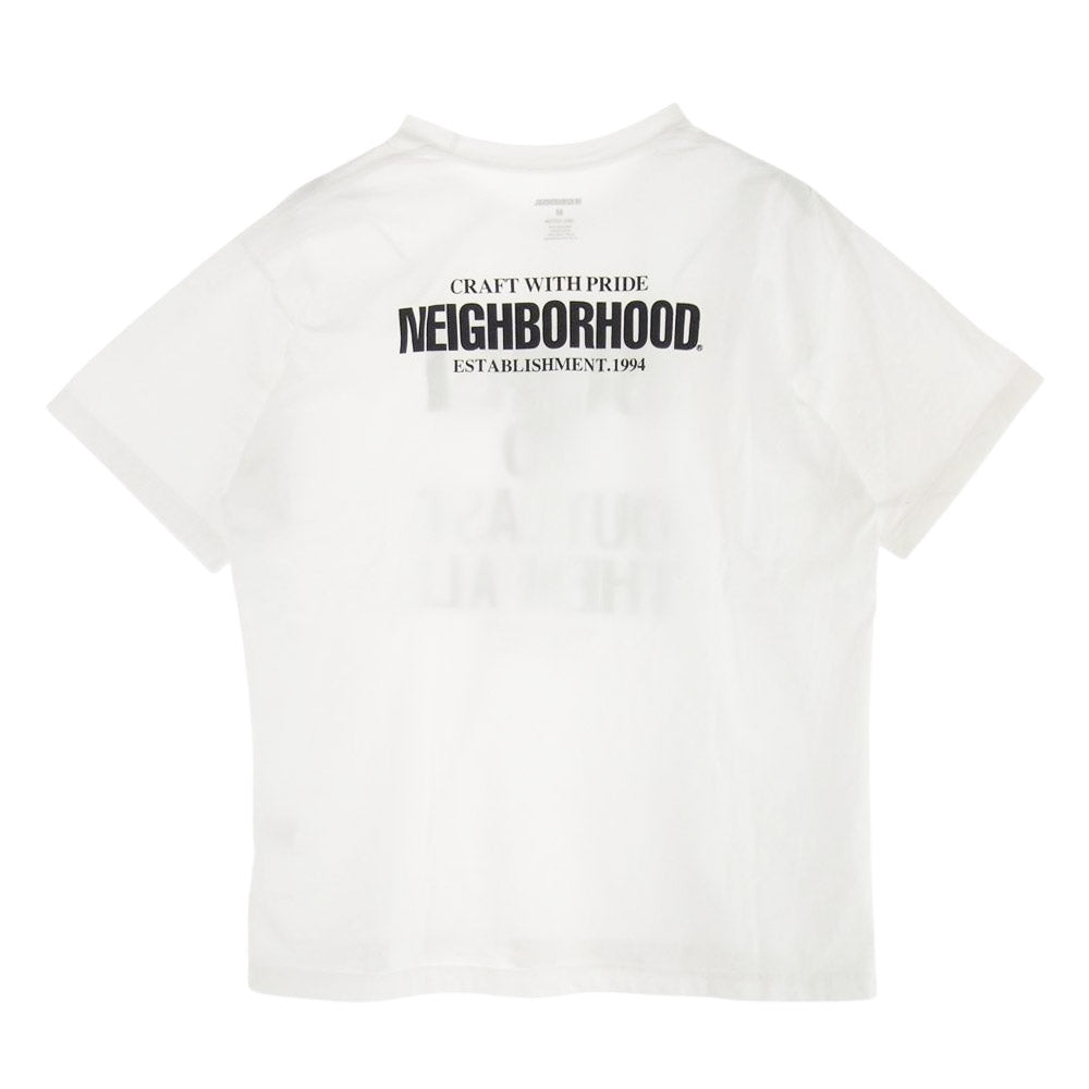 NEIGHBORHOOD ネイバーフッド NH TEE-7 SS . CO White 半袖 Tシャツ カットソー ホワイト系 M【中古】