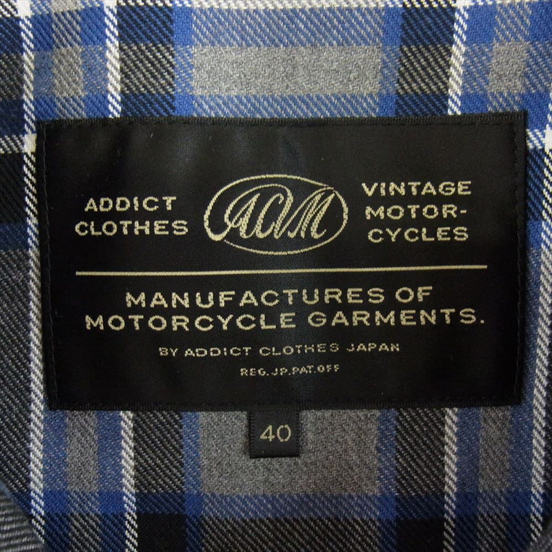 アディクトクローズジャパン WAXED COTTON BMC JACKET ワックス コットン ジャケット 40【中古】