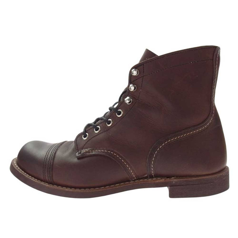 RED WING レッドウィング 8111 IRON RANGER アイアンレンジャー AMBER アンバー ハーネス レースアップ ブーツ ブラウン系 27.5m【美品】【中古】