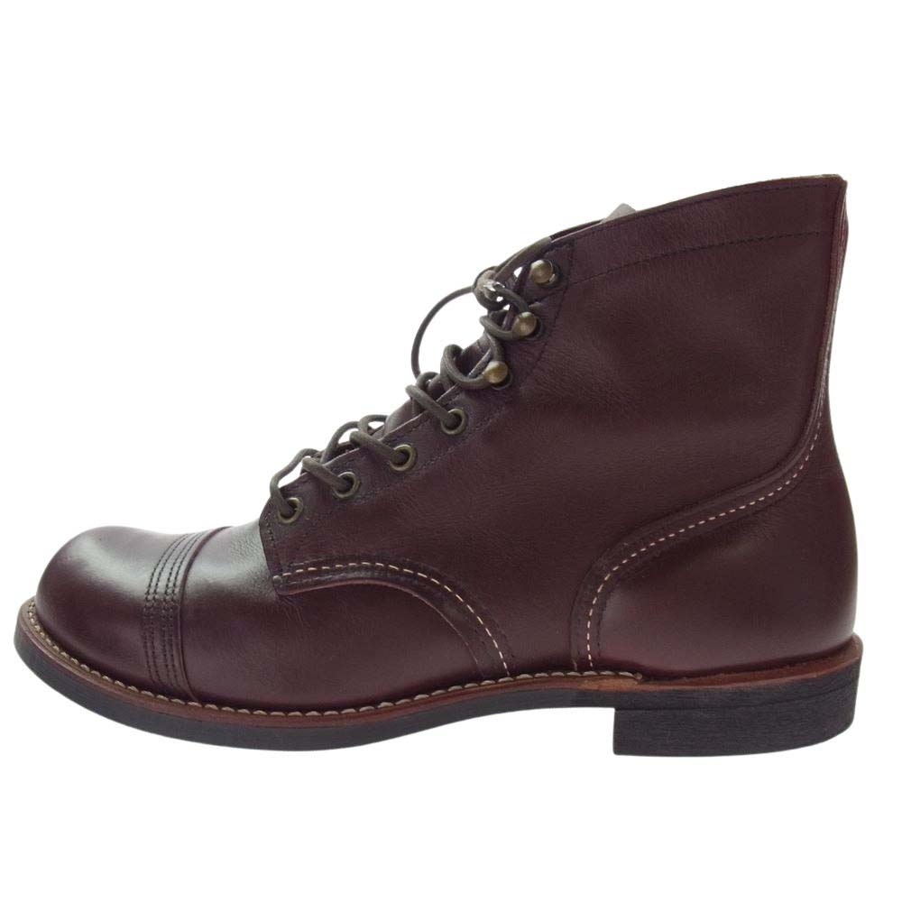 RED WING レッドウィング 8119 IRON RANGER アイアン レンジャー レースアップ ブーツ ワインレッド系 27.5m【美品】【中古】