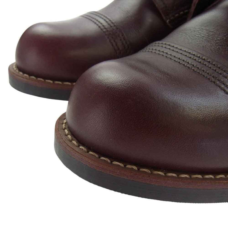 RED WING レッドウィング 8119 IRON RANGER アイアン レンジャー レースアップ ブーツ ワインレッド系 27.5m【美品】【中古】