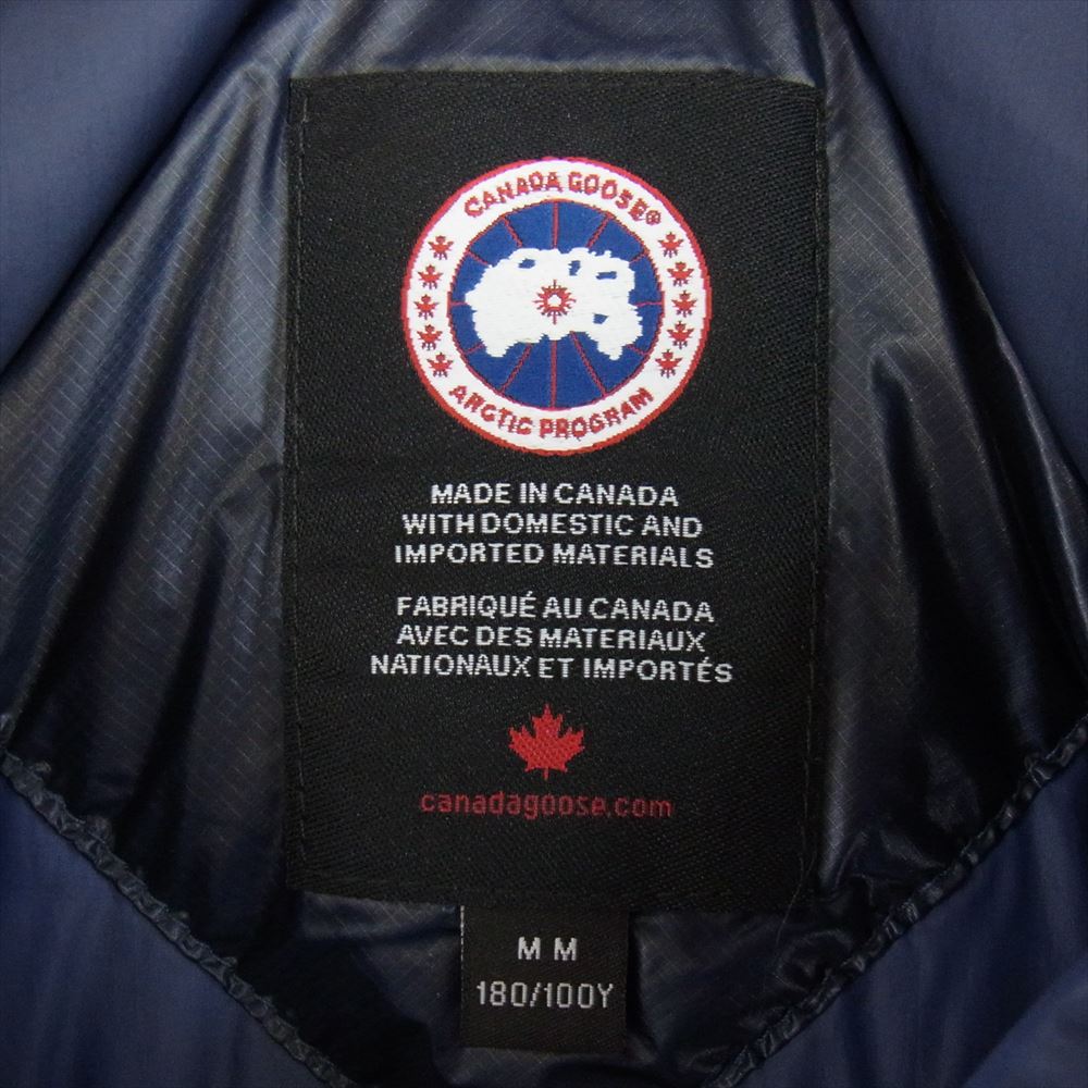 CANADA GOOSE カナダグース 2715M 国内正規品 サザビーリーグ HyBridge Lite Tech Vest ハイブリッジ ライト テック ダウン ベスト ネイビー系 M【美品】【中古】