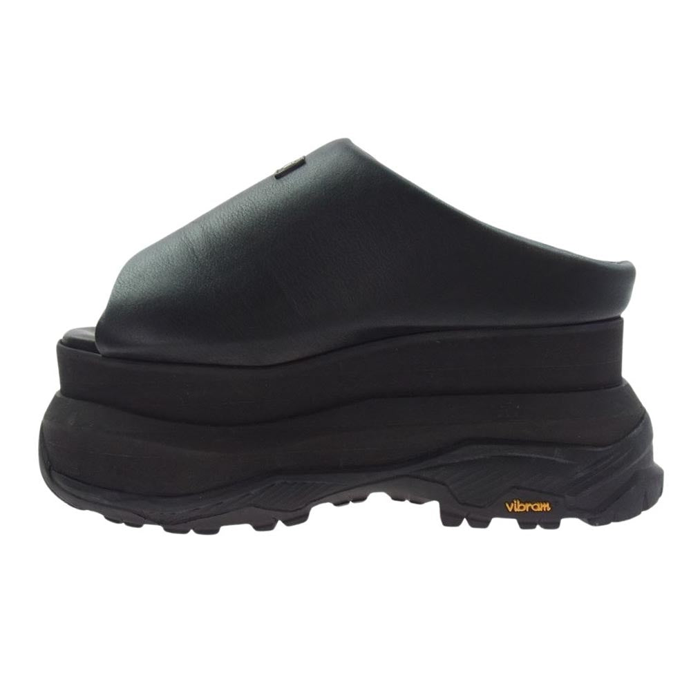 Sacai サカイ 24SS 24-07175 Padded Wedge Mules プラットフォーム サンダル ブラック系 38【中古】