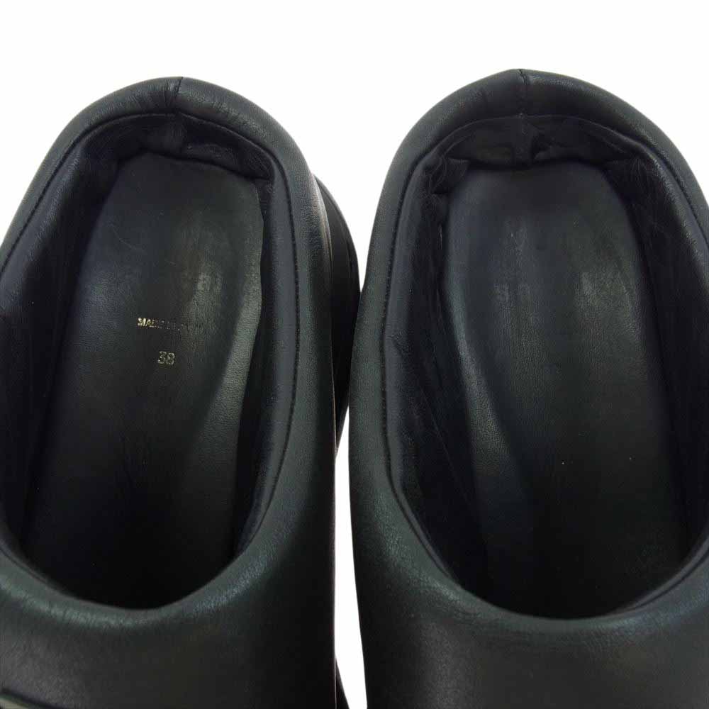 Sacai サカイ 24SS 24-07175 Padded Wedge Mules プラットフォーム サンダル ブラック系 38【中古】