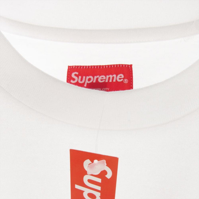 Supreme シュプリーム 23SS Small Box Logo Tee スモール ボックス ロゴ 半袖 Tシャツ ホワイト系 M【美品】【中古】