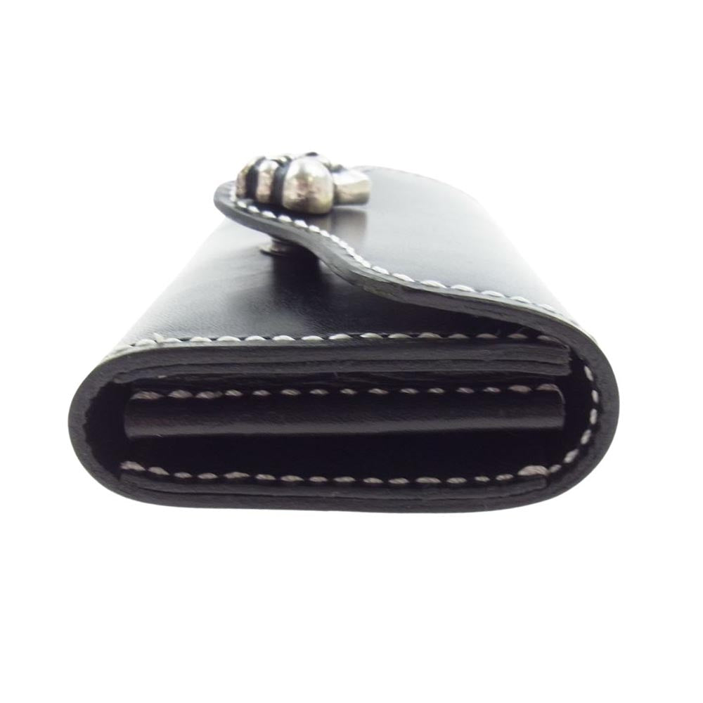 GABOR ガボール ギャランティ付属 Saddle Leather Coin ＆ Card Case サドル レザー コイン カード ケース ブラック系【美品】【中古】