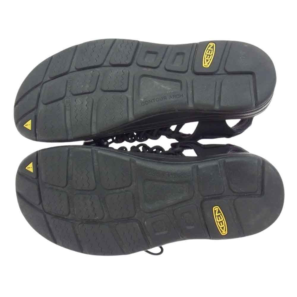 KEEN キーン UNEEK ユニーク サンダル ブラック系 25.5cm【中古】