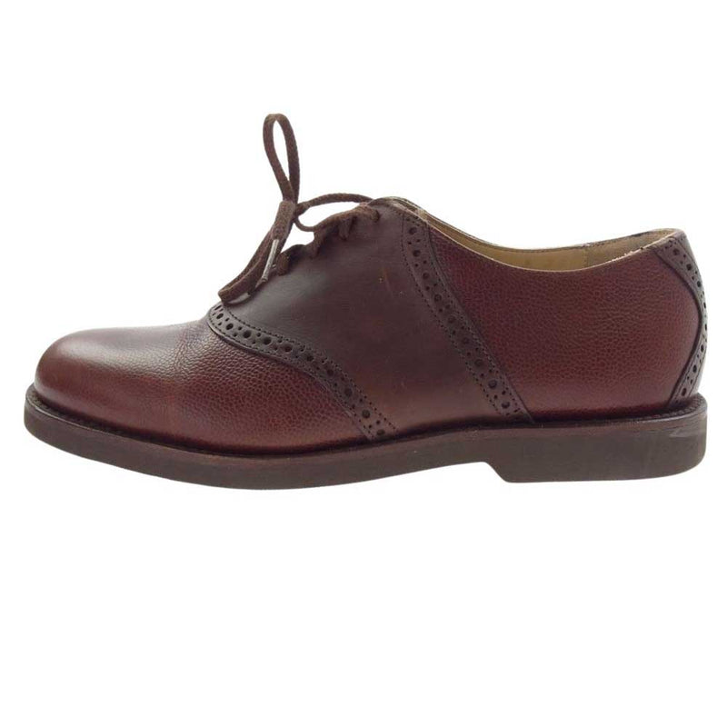 COLE HAAN コールハーン 5779 281235 USA製 サドル レザー シューズ ブラウン系 9D【中古】