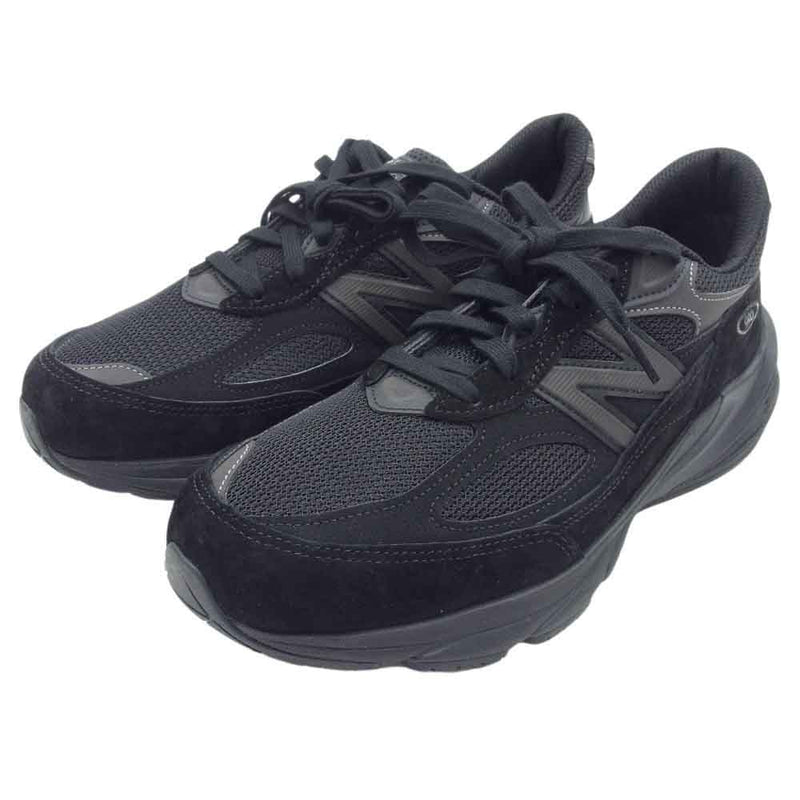 NEW BALANCE ニューバランス フェイクバスターズ鑑定済み U990BB6 Triple Black トリプルブラック メッシュ スエード スニーカー ブラック系 27cm【中古】